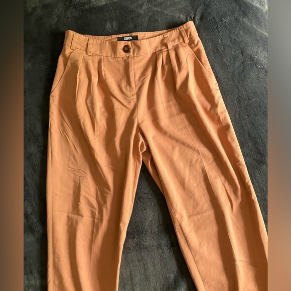 ASOS peach colored trousers size 4 - Picture 8 of 8